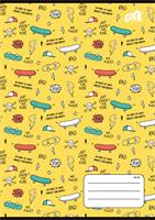 Füzet, tűzött, A5, vonalas, 32 lap, 1. osztály, COOL BY VICTORIA 